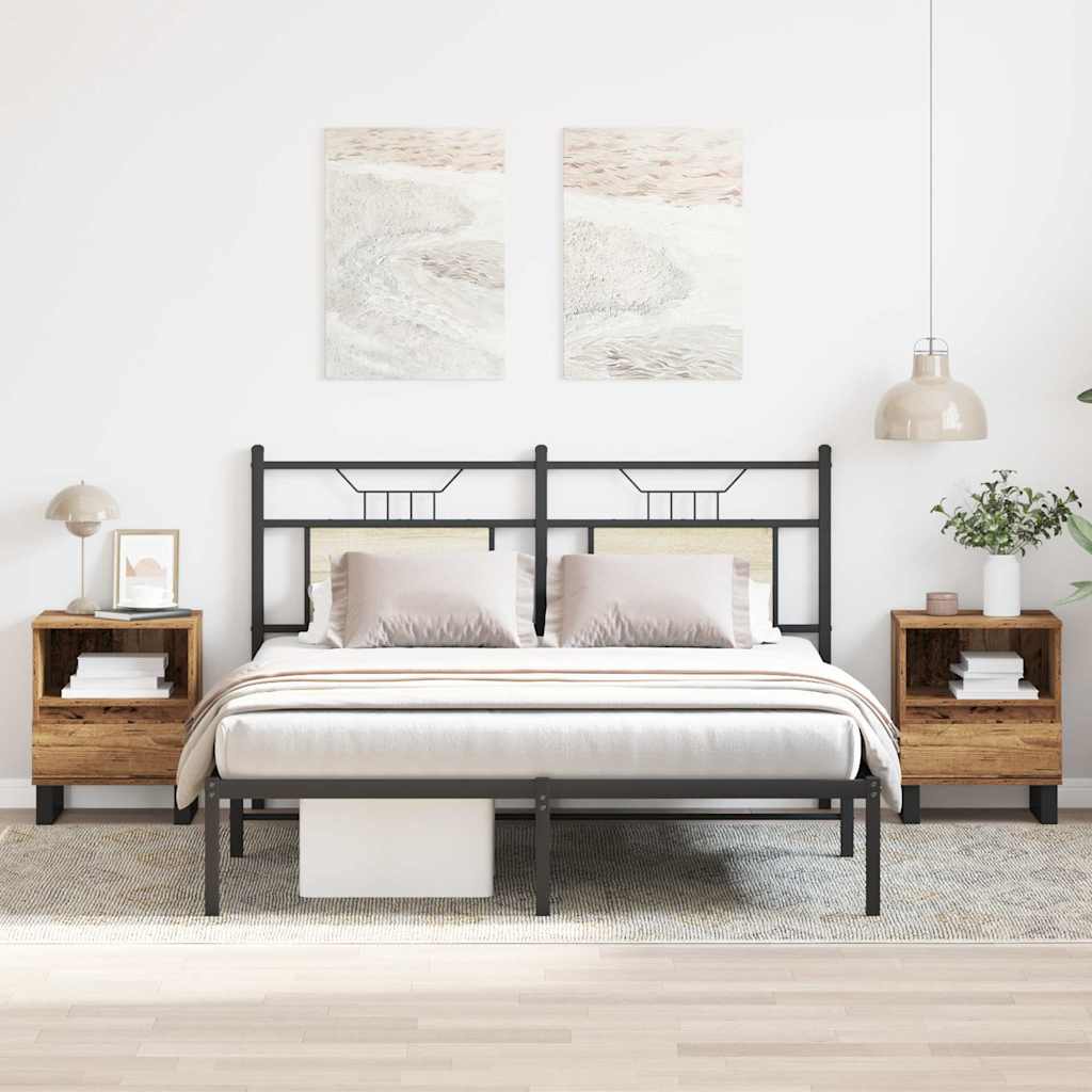 Bedside Cabinet 40X35X50 Cm Engineered Wood