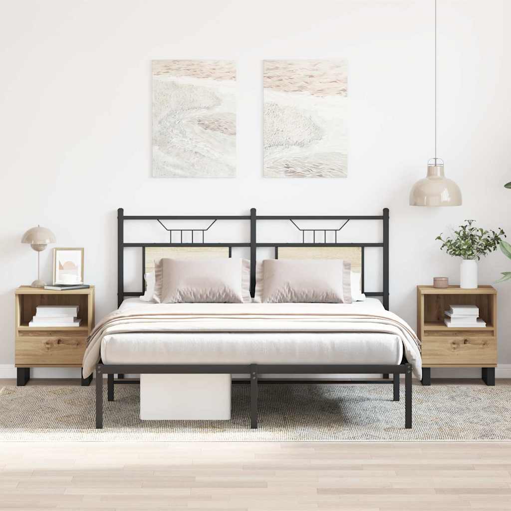 Bedside Cabinet 40X35X50 Cm Engineered Wood