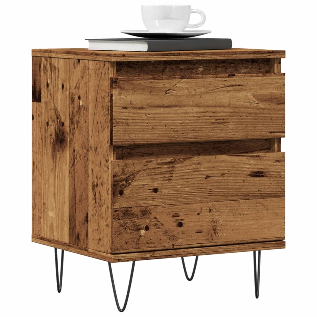 Bedside Cabinet 40X35X50 Cm Engineered Wood
