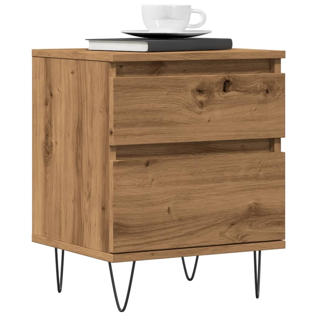 Bedside Cabinet 40X35X50 Cm Engineered Wood