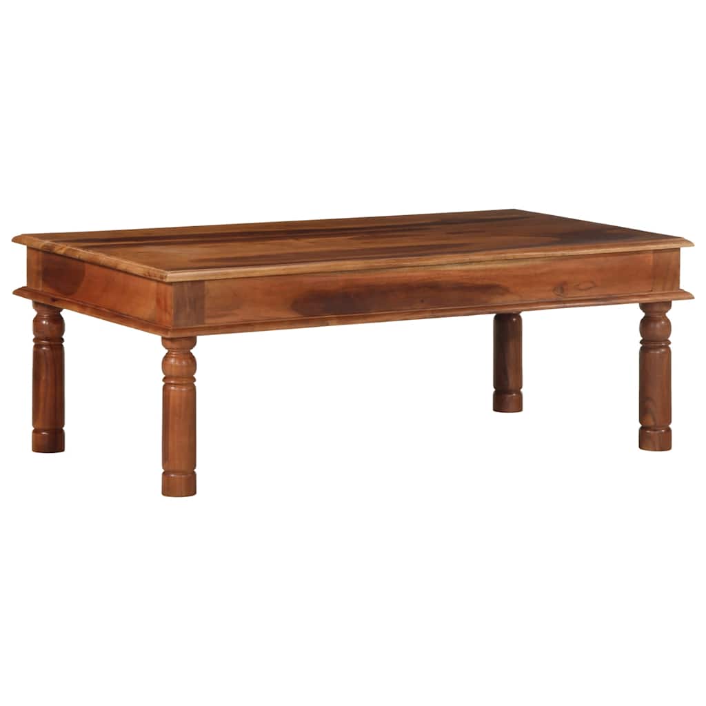 Coffee Table 110X60X40 Cm Solid Wood Acacia