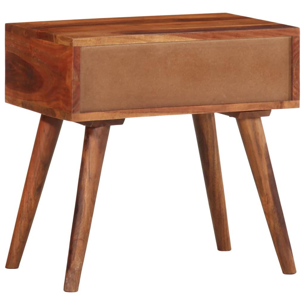 Side Table 45X30X45 Cm Solid Wood Acacia