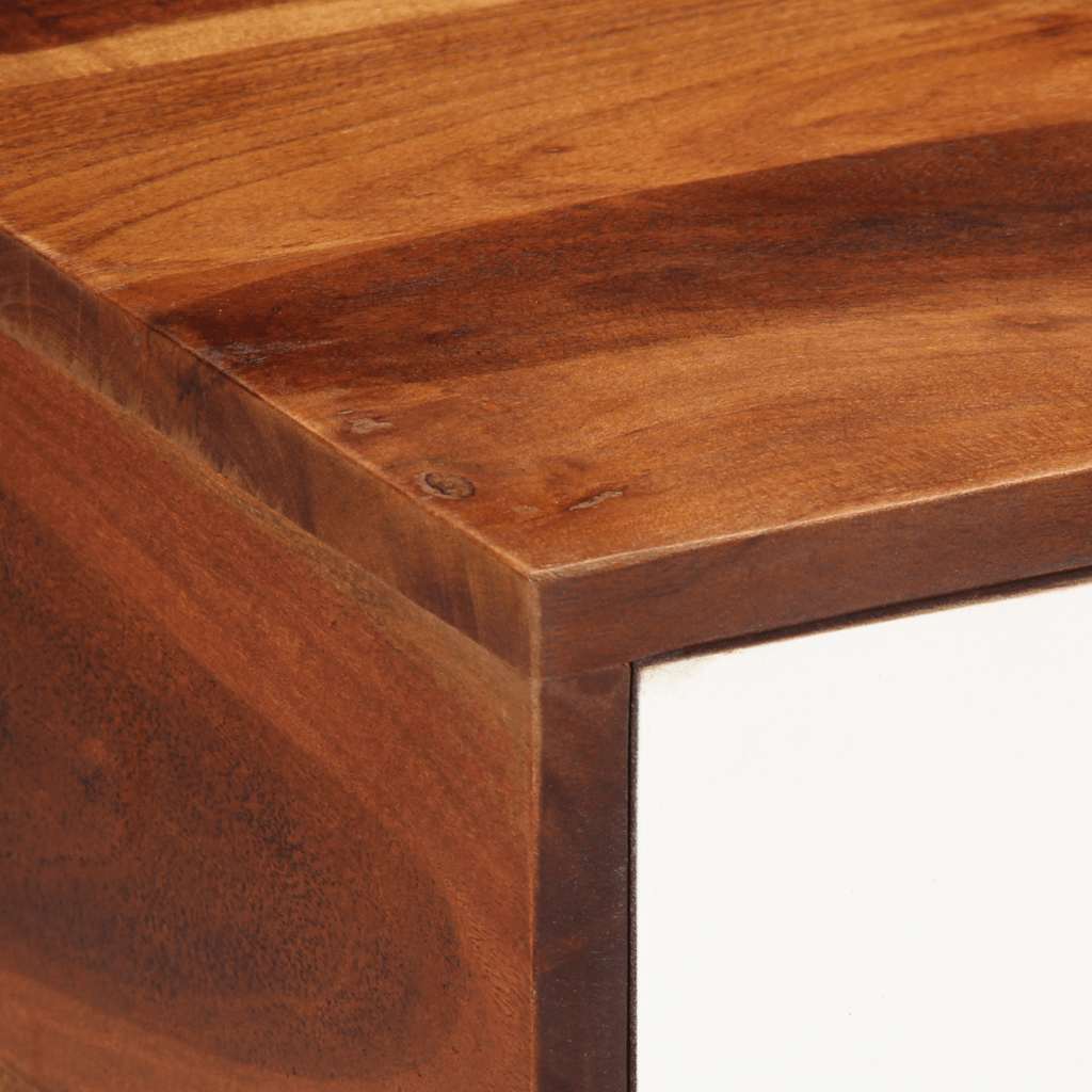 Side Table 45X30X45 Cm Solid Wood Acacia