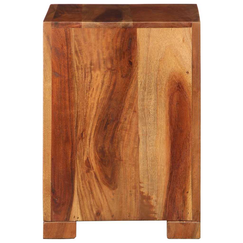 Side Table 37X29X40 Cm Solid Wood Acacia