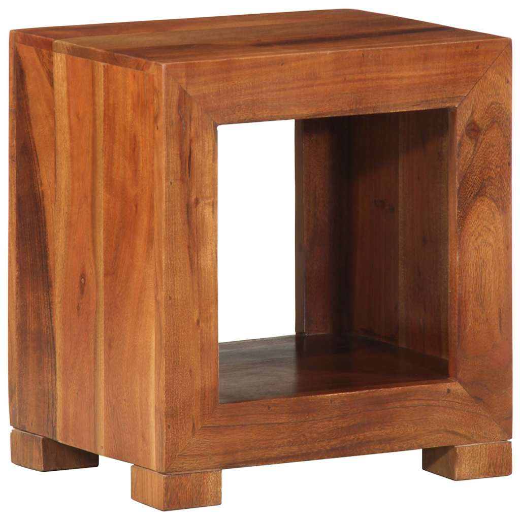 Side Table 37X29X40 Cm Solid Wood Acacia