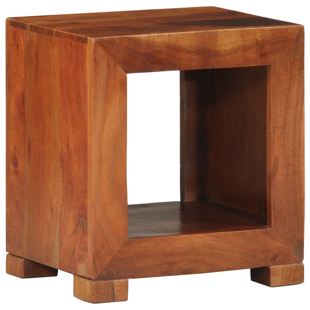 Side Table 37X29X40 Cm Solid Wood Acacia