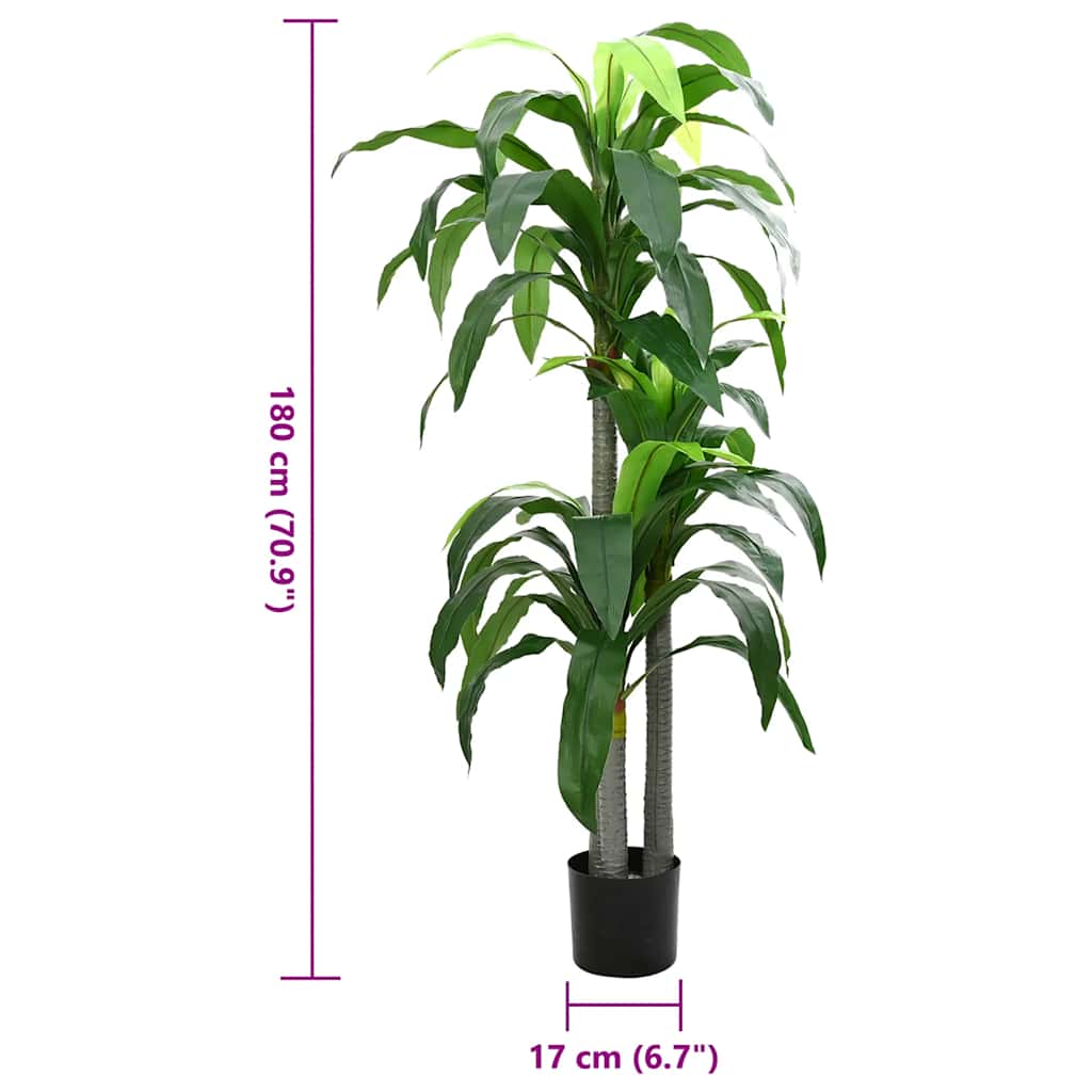 Artificial Dracaena Tree 36 Leaves Green