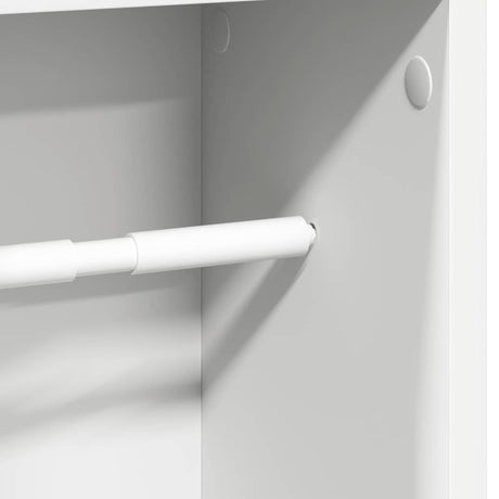 Bathroom Cabinet With Roll Holder 20.5X20X90 Cm
