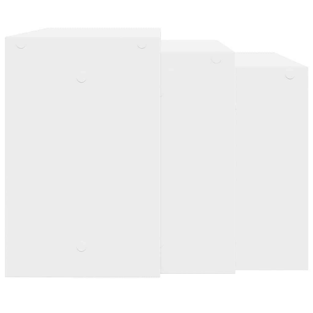 Nesting Tables 3 Pcs Engineered Wood