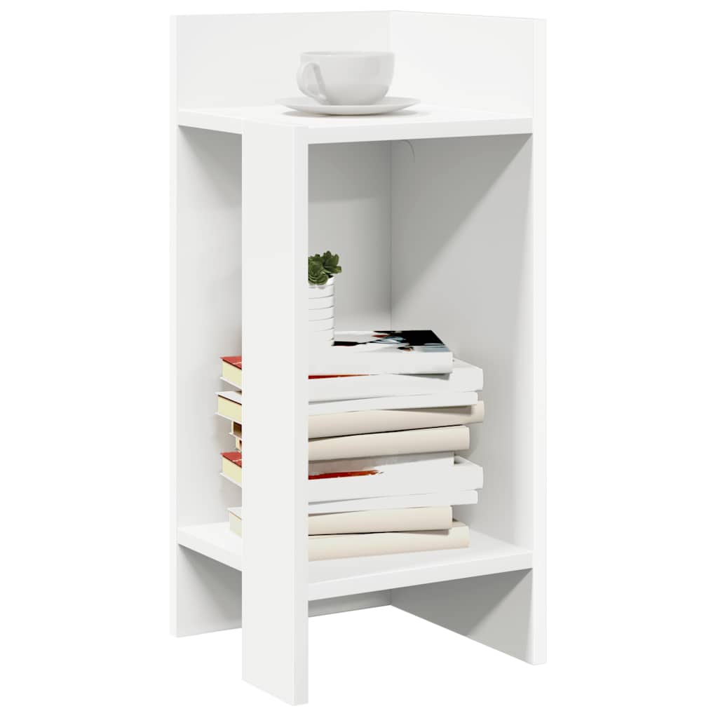 Side Table With Shelf 25.5X27X60 Cm