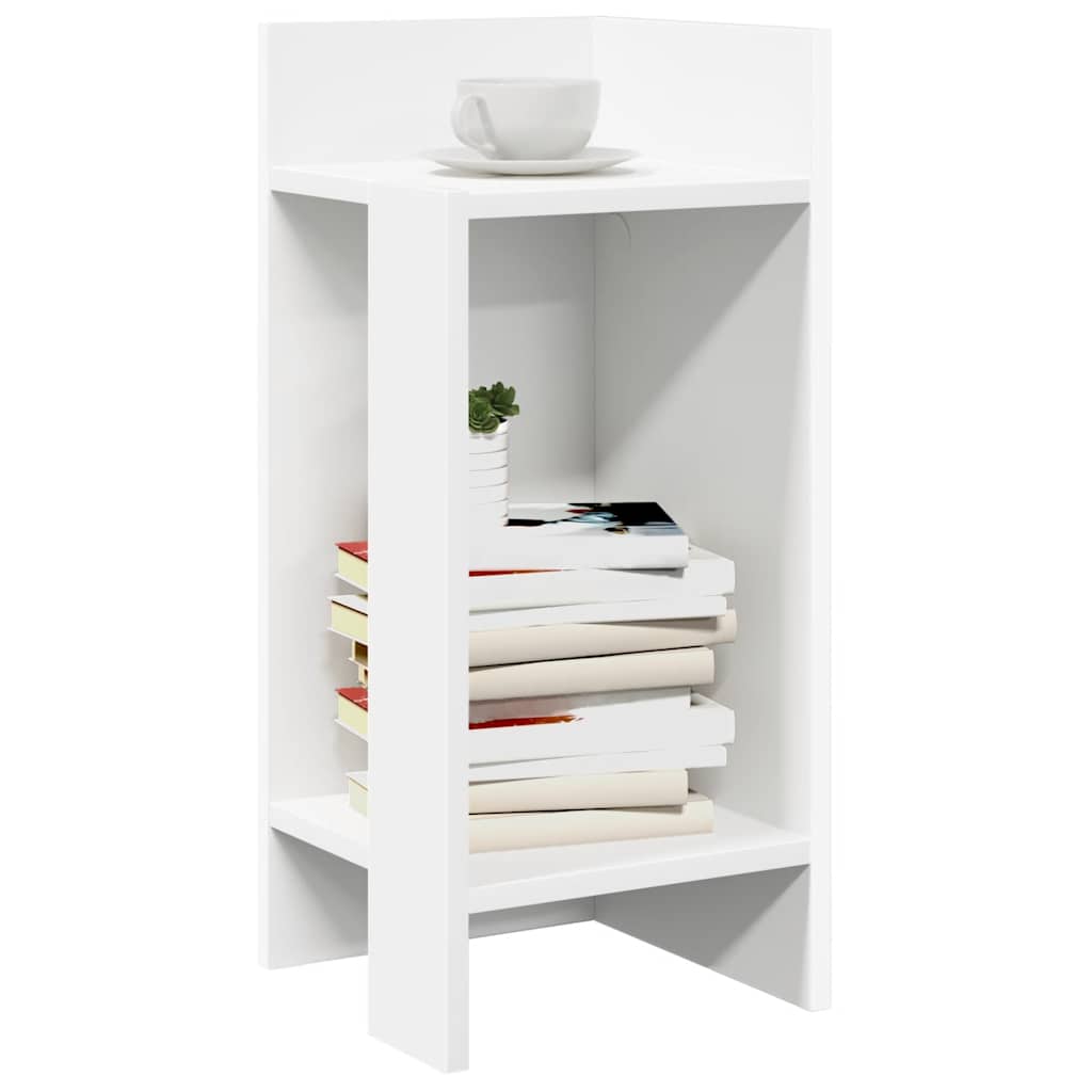 Side Table With Shelf 25.5X27X60 Cm