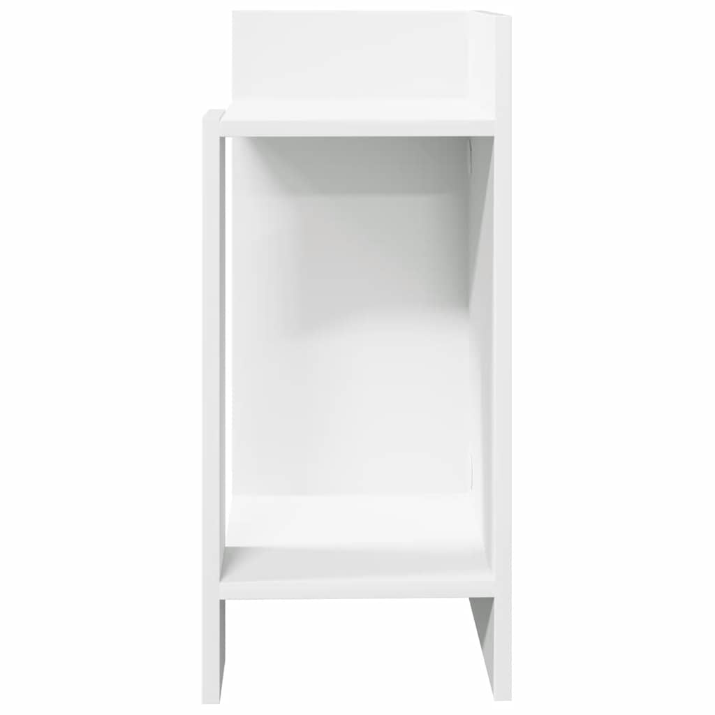 Side Table With Shelf 25.5X27X60 Cm