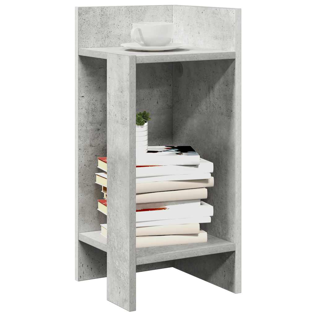 Side Table With Shelf 25.5X27X60 Cm