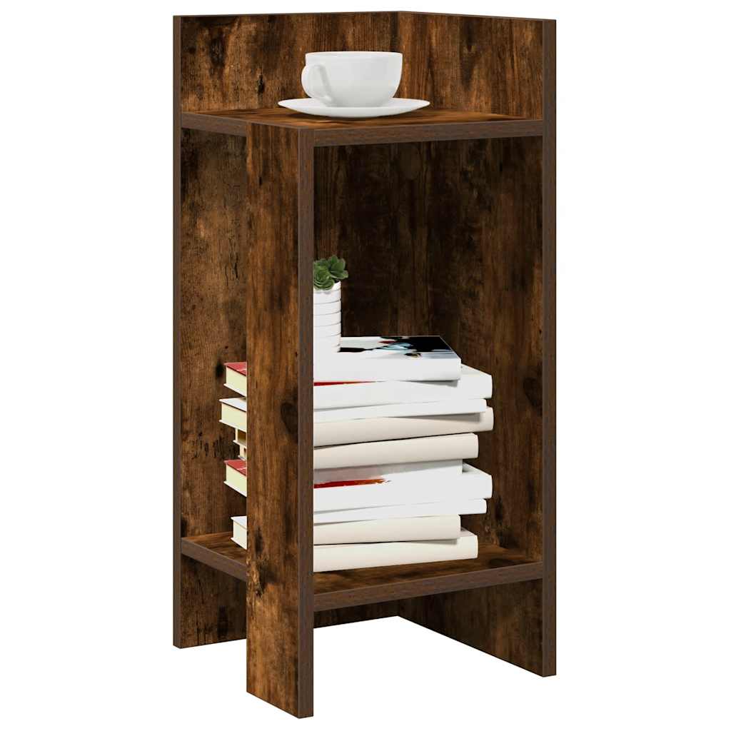 Side Table With Shelf 25.5X27X60 Cm
