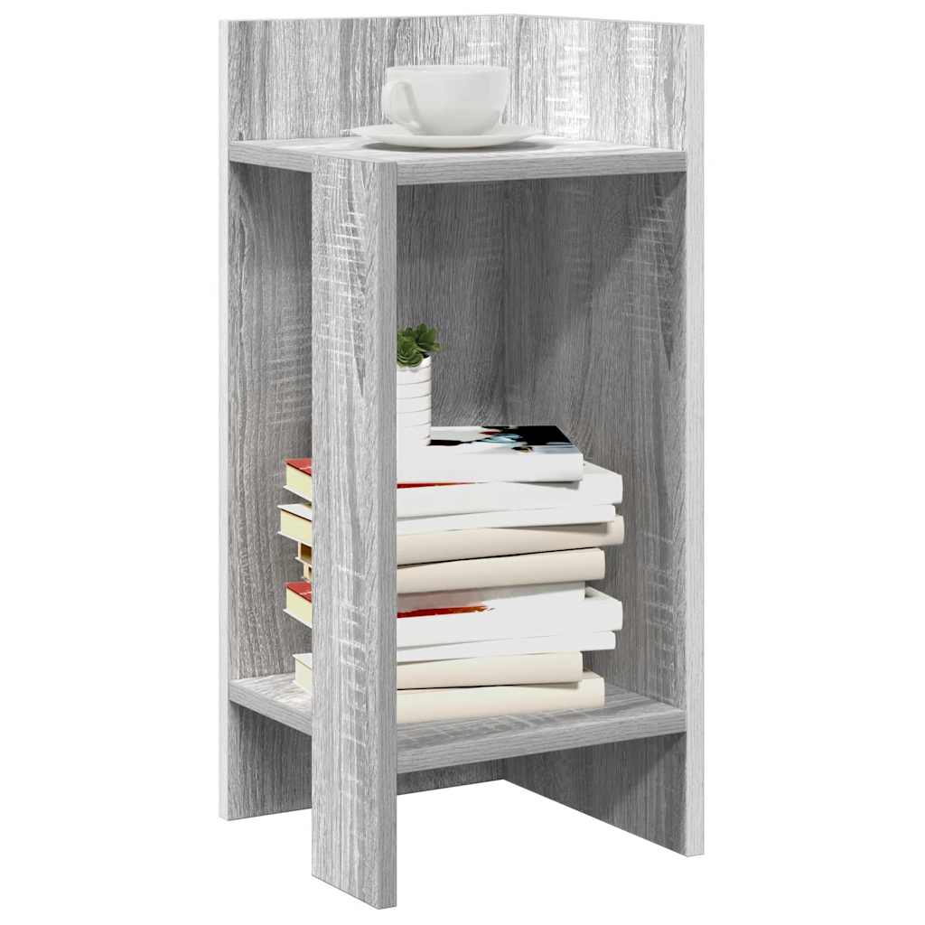 Side Table With Shelf 25.5X27X60 Cm