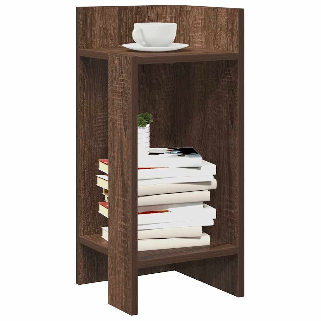 Side Table With Shelf 25.5X27X60 Cm