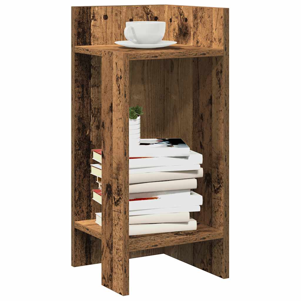 Side Table With Shelf 25.5X27X60 Cm