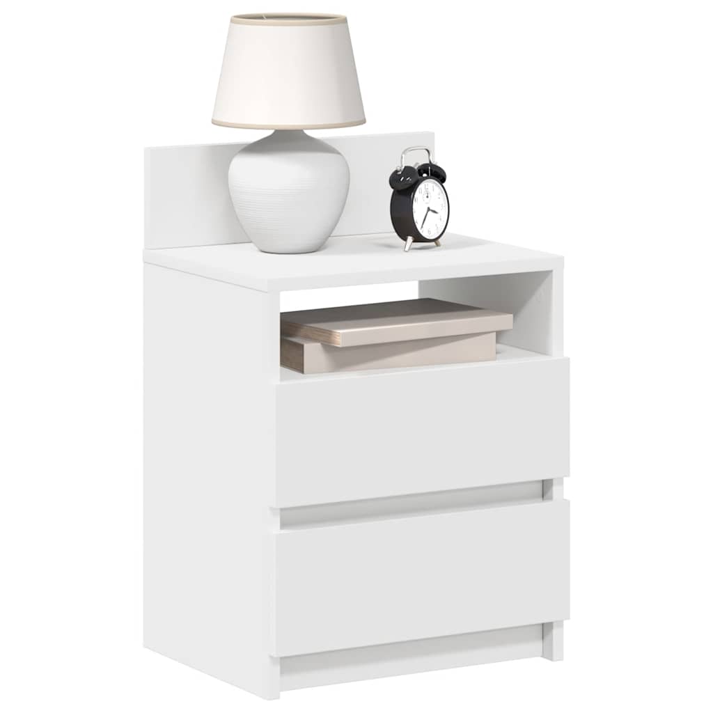 Bedside Cabinets 2 Pcs With 2 Drawers 40X33X60 Cm