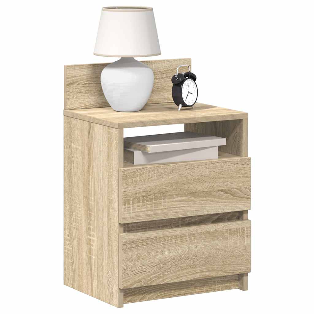 Bedside Cabinets 2 Pcs With 2 Drawers 40X33X60 Cm