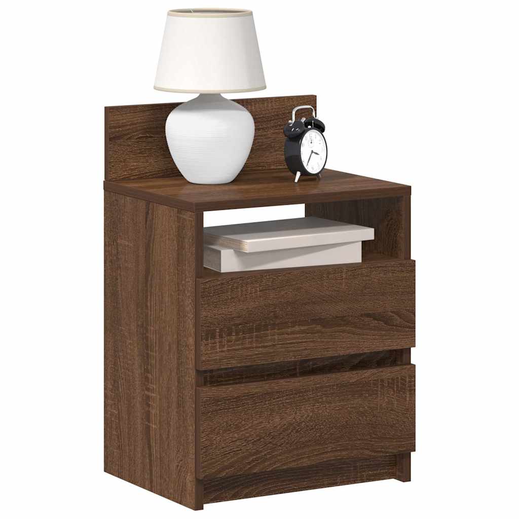 Bedside Cabinets 2 Pcs With 2 Drawers 40X33X60 Cm
