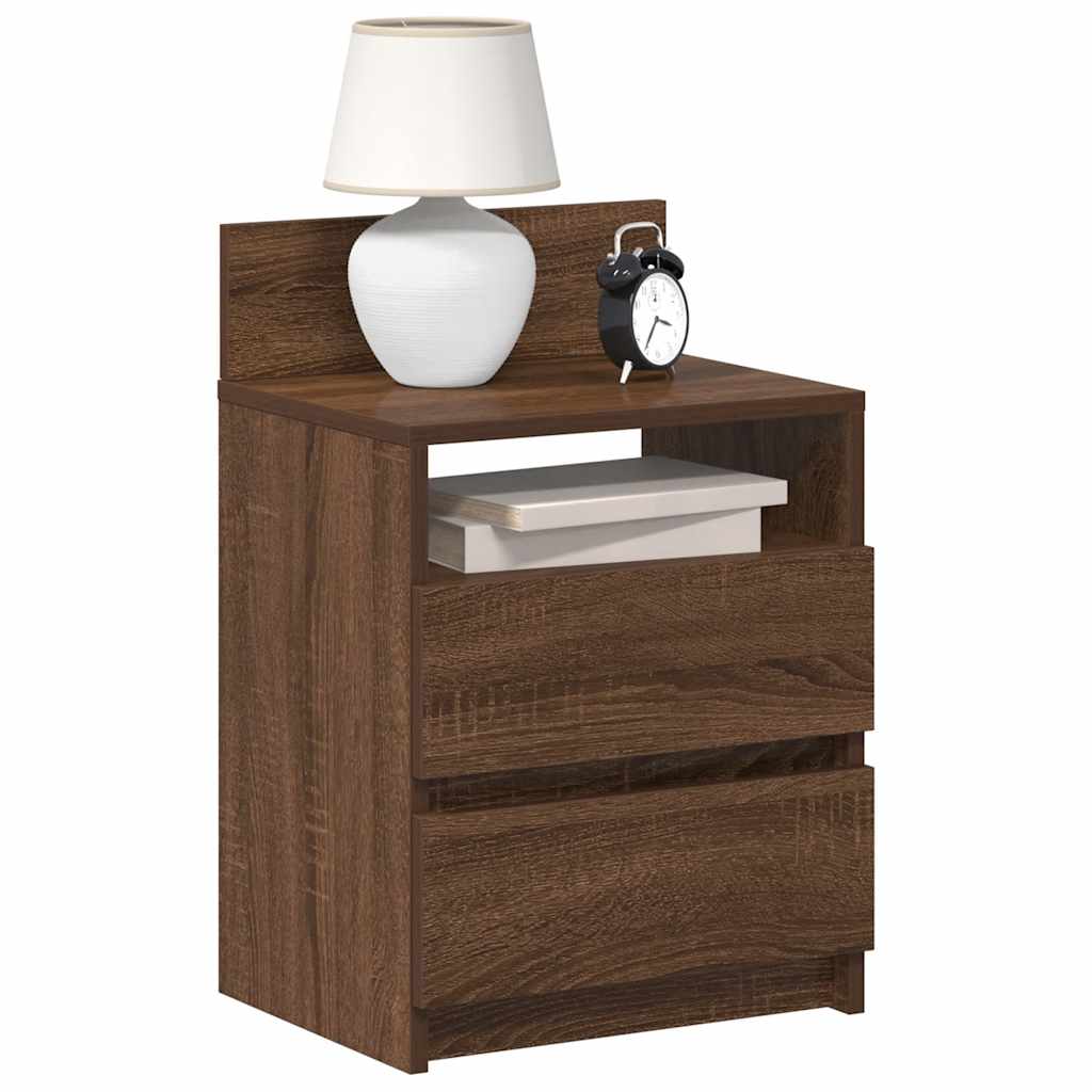 Bedside Cabinets 2 Pcs With 2 Drawers 40X33X60 Cm