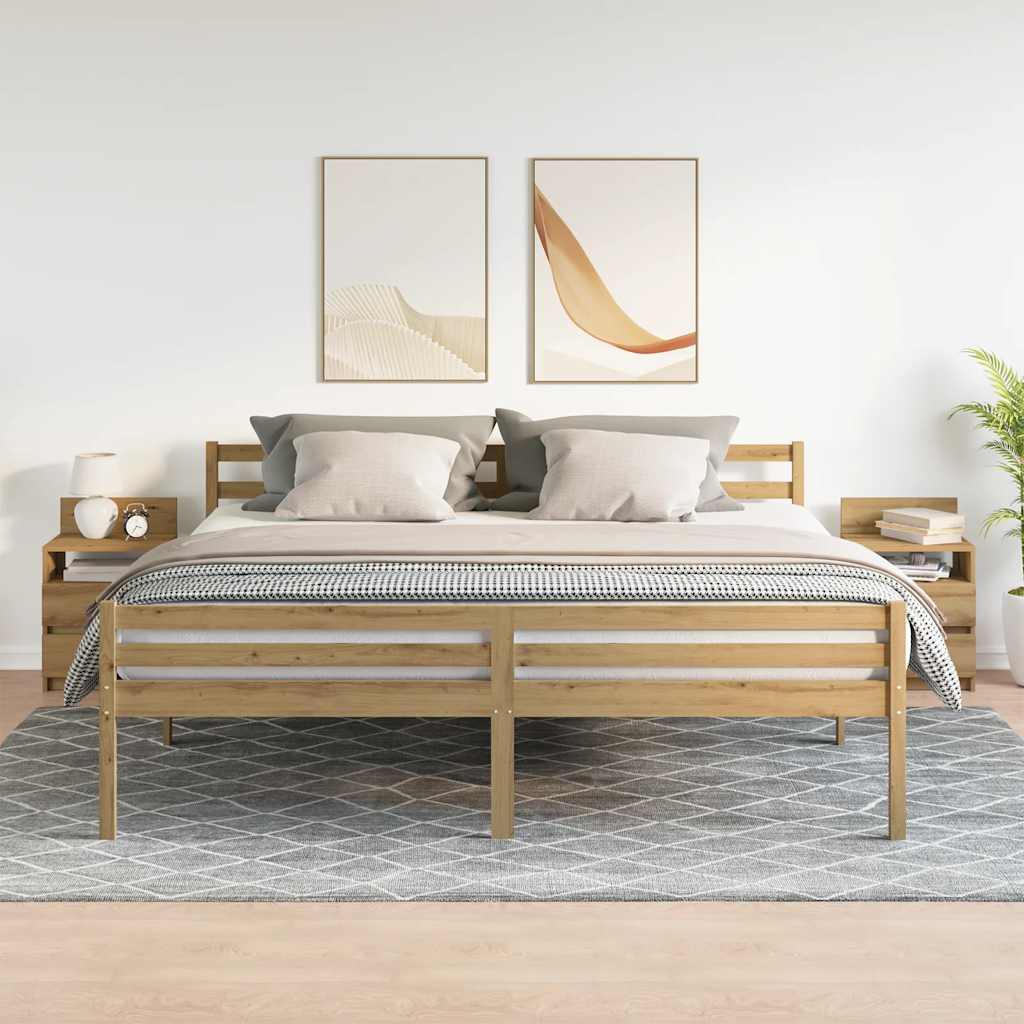 Bedside Cabinets 2 Pcs With 2 Drawers 40X33X60 Cm