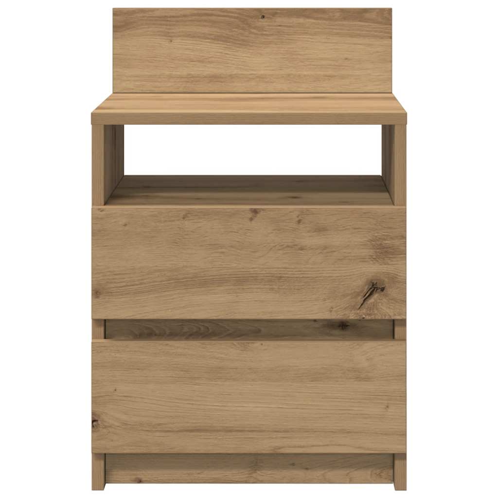 Bedside Cabinets 2 Pcs With 2 Drawers 40X33X60 Cm