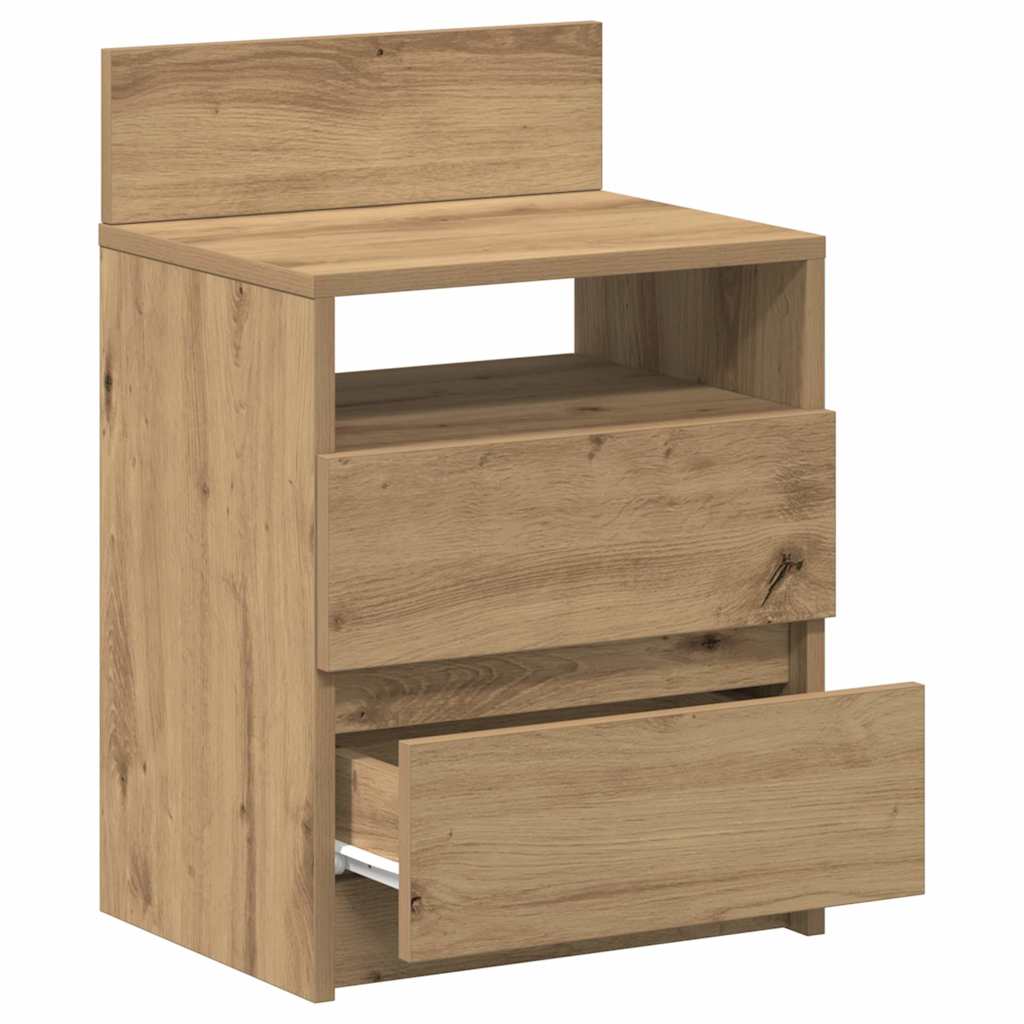 Bedside Cabinets 2 Pcs With 2 Drawers 40X33X60 Cm