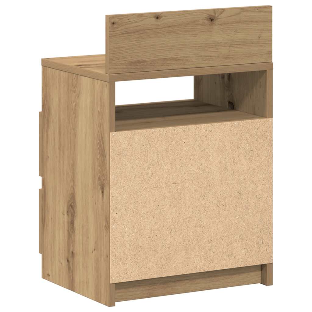 Bedside Cabinets 2 Pcs With 2 Drawers 40X33X60 Cm