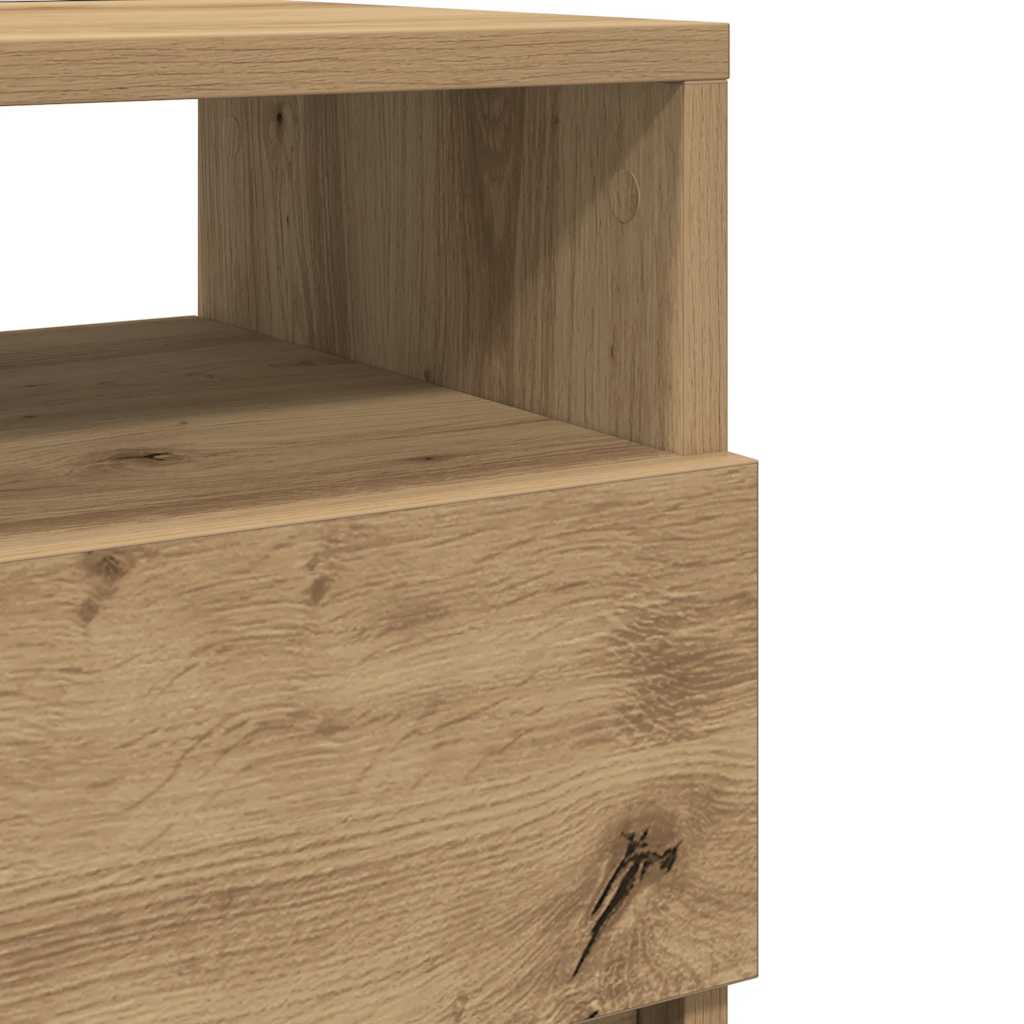 Bedside Cabinets 2 Pcs With 2 Drawers 40X33X60 Cm