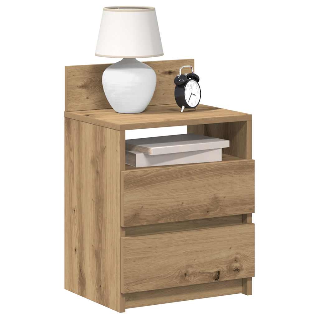 Bedside Cabinets 2 Pcs With 2 Drawers 40X33X60 Cm