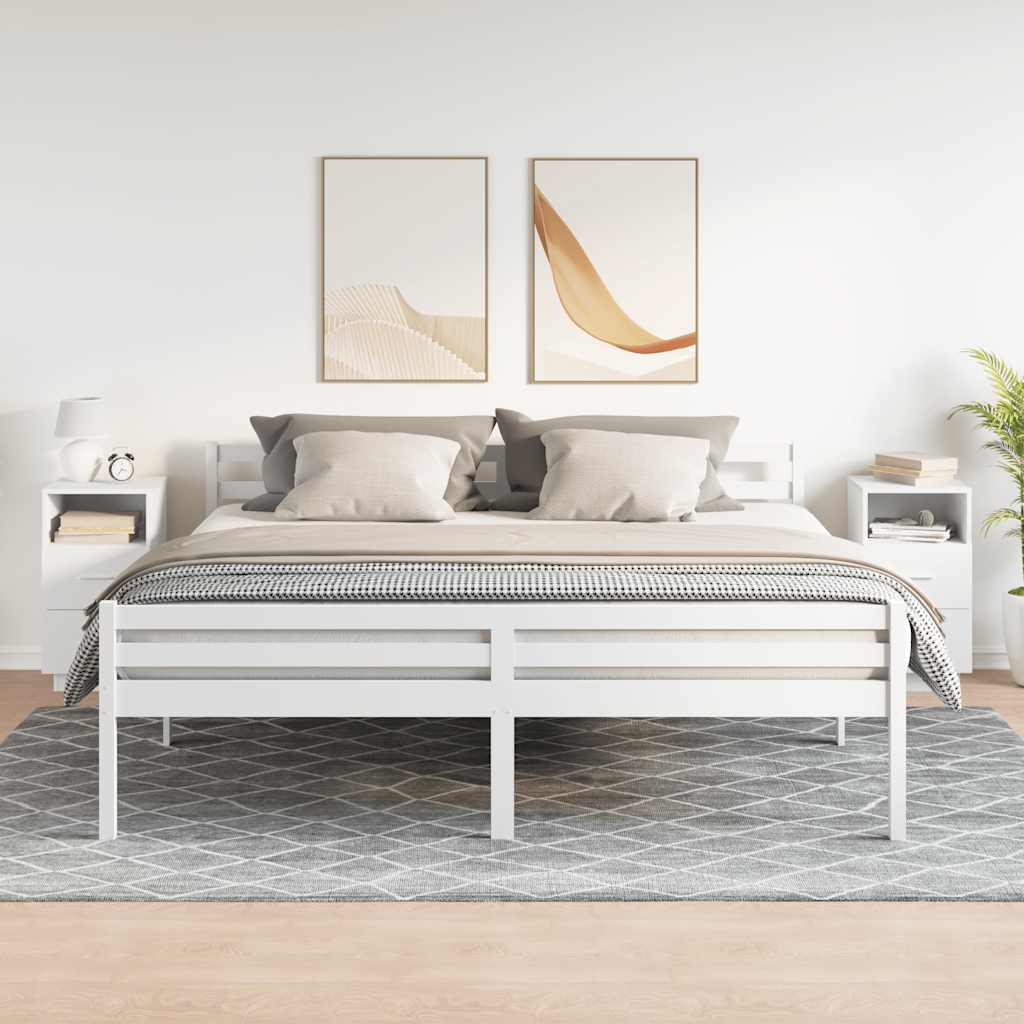 Bedside Cabinets 2 Pcs With 2 Drawers 36X36X68 Cm