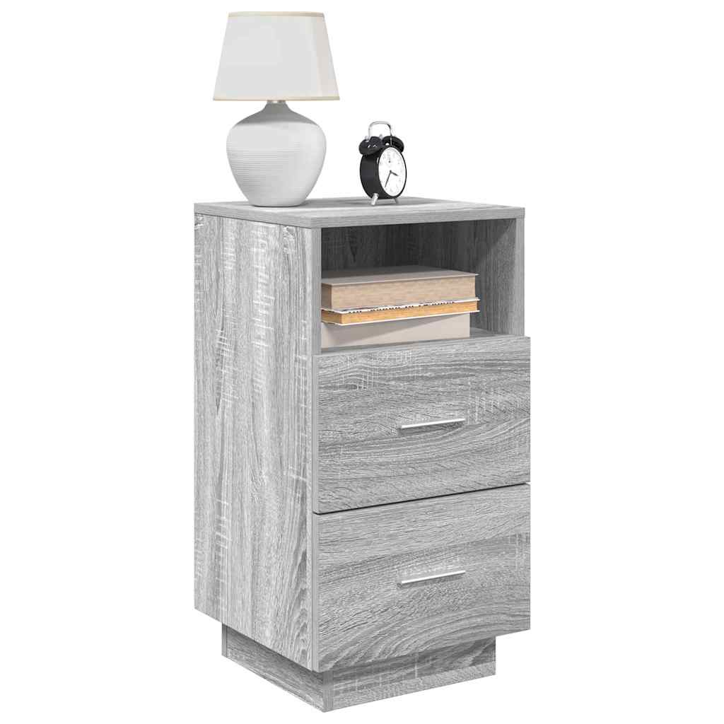 Bedside Cabinets 2 Pcs With 2 Drawers 36X36X68 Cm