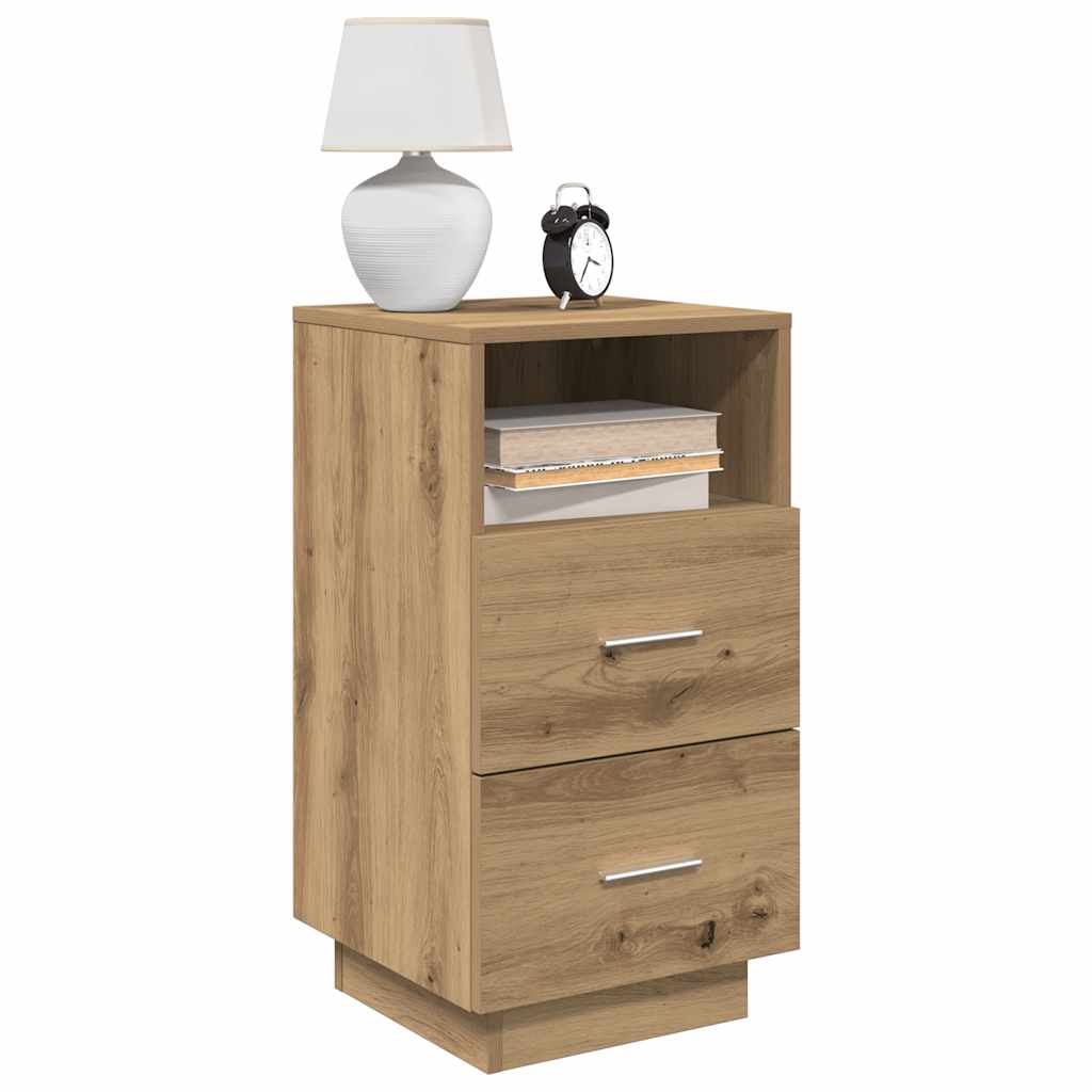 Bedside Cabinets 2 Pcs With 2 Drawers 36X36X68 Cm