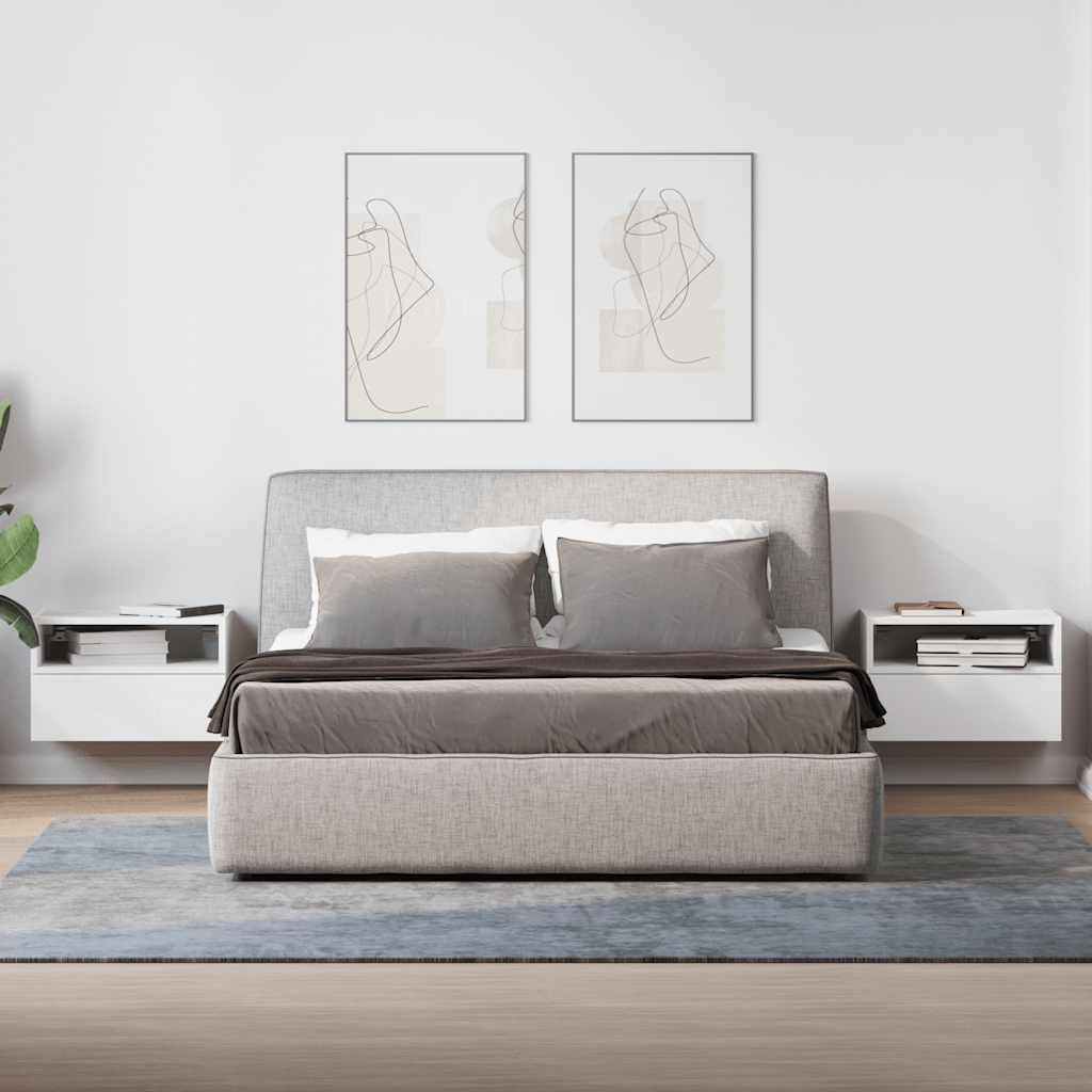 Wall-Mounted Bedside Cabinets 2 Pcs 45X26X28.5 Cm