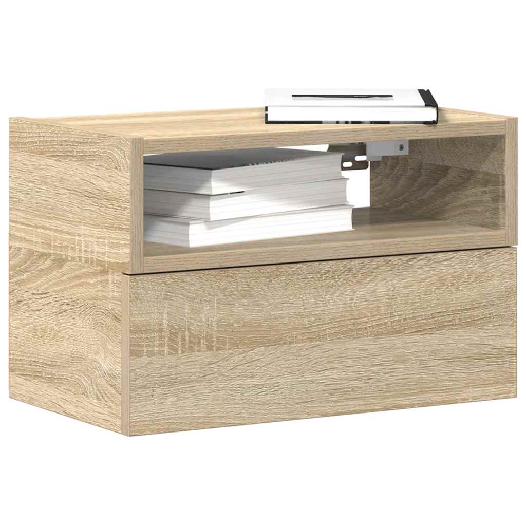 Wall-Mounted Bedside Cabinets 2 Pcs 45X26X28.5 Cm