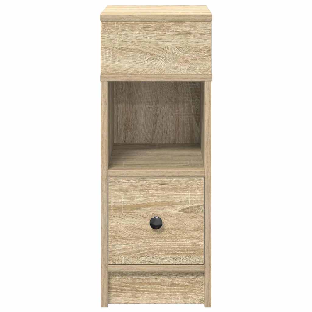 Bedside Cabinet With Drawer 25X31X66 Cm