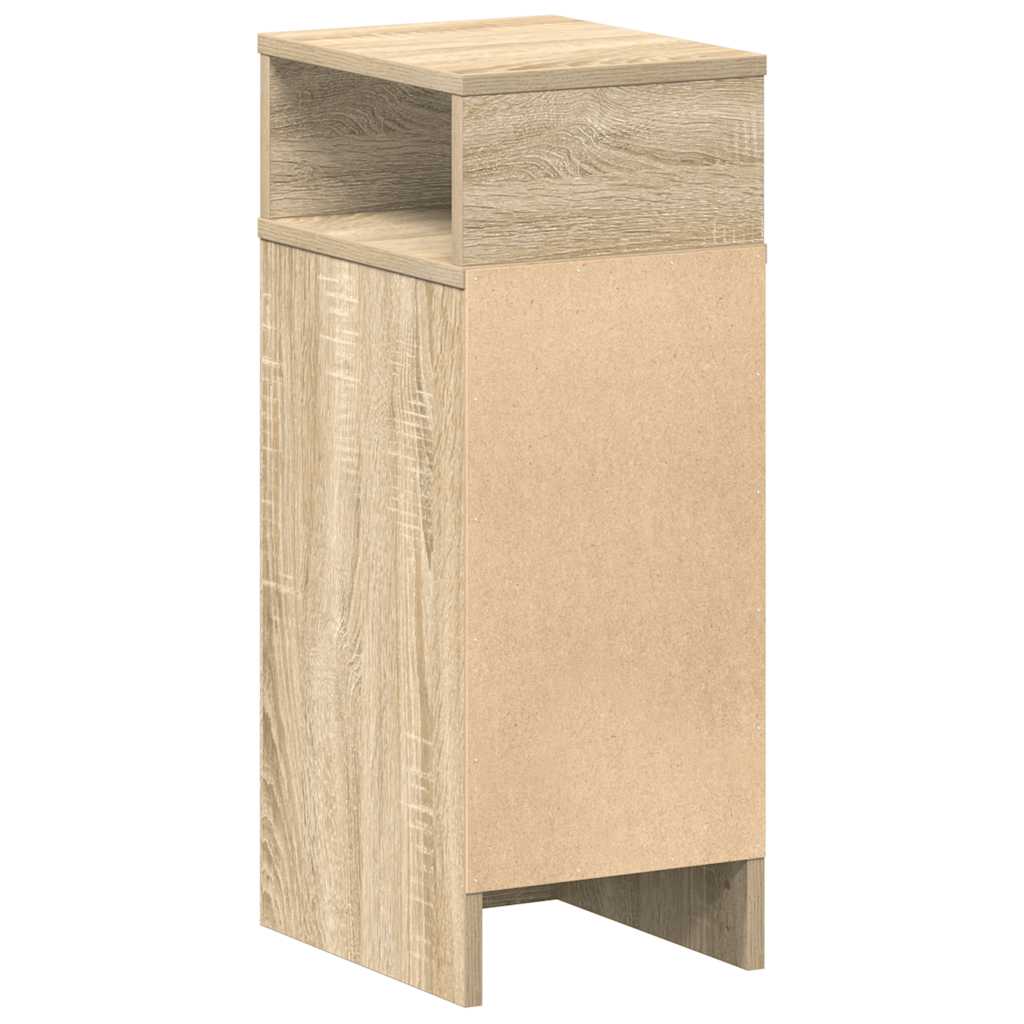 Bedside Cabinet With Drawer 25X31X66 Cm