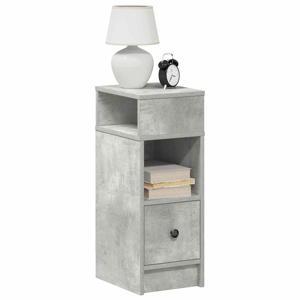 Bedside Cabinet With Drawer 25X31X66 Cm