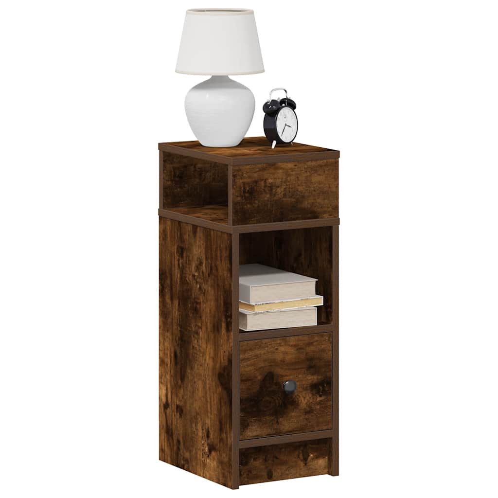 Bedside Cabinet With Drawer 25X31X66 Cm