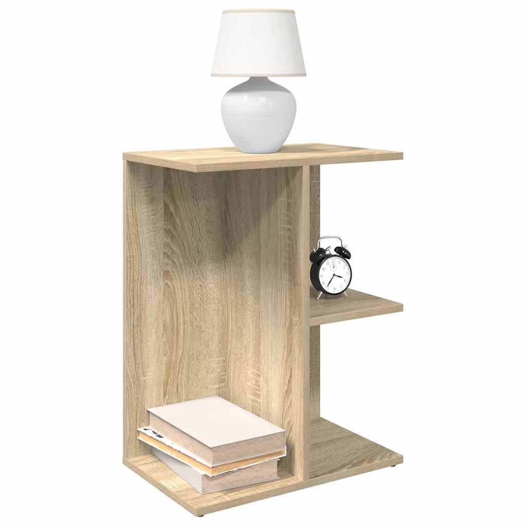 Bedside Table 46.5X29X61 Cm Engineered Wood