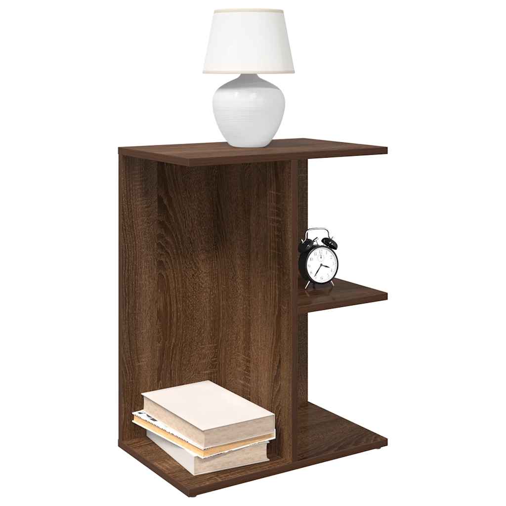 Bedside Table 46.5X29X61 Cm Engineered Wood