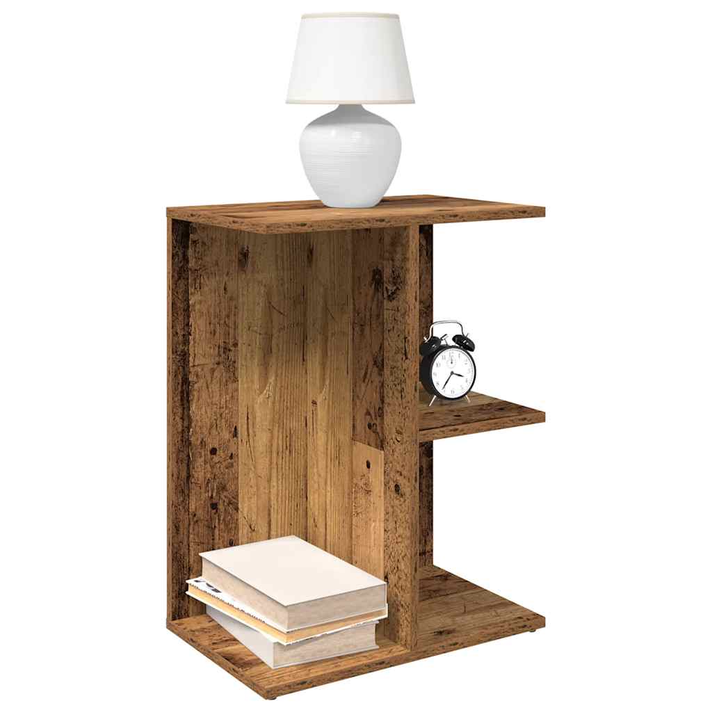 Bedside Table 46.5X29X61 Cm Engineered Wood