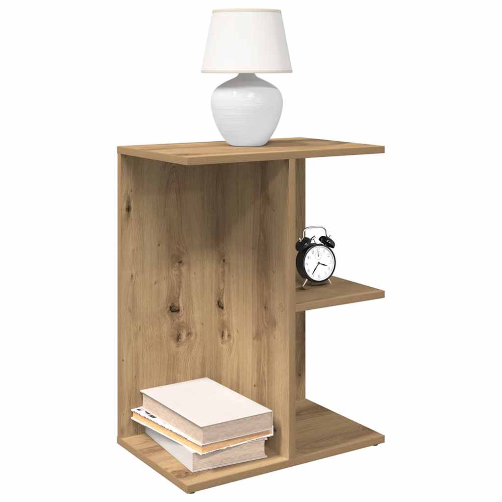 Bedside Table 46.5X29X61 Cm Engineered Wood
