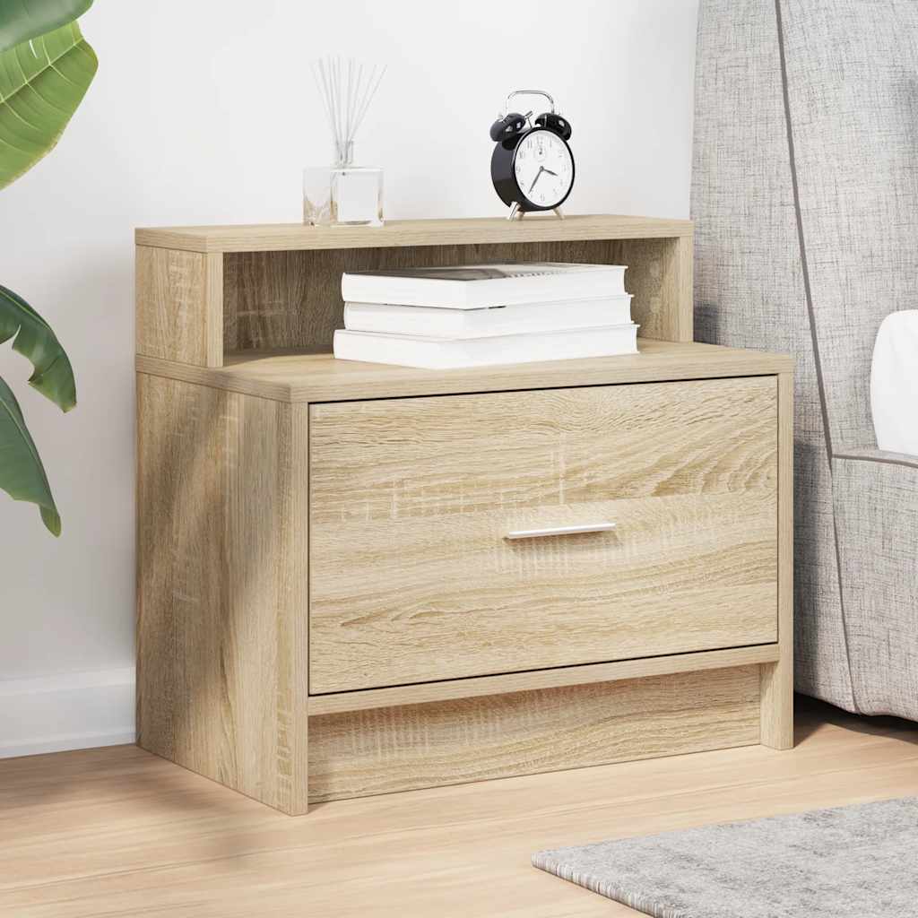 Bedside Cabinet With Drawer 51X31X47 Cm