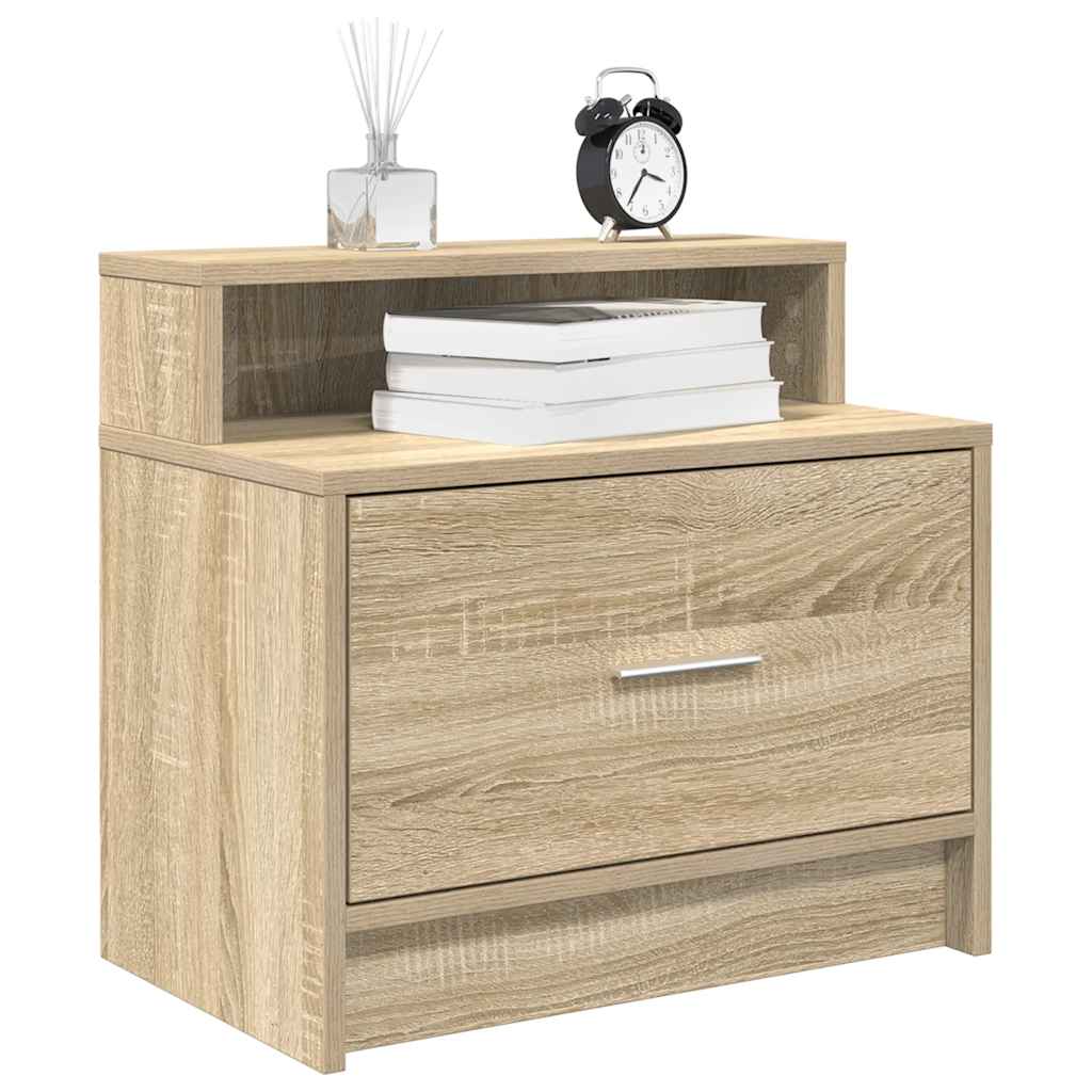 Bedside Cabinet With Drawer 51X31X47 Cm