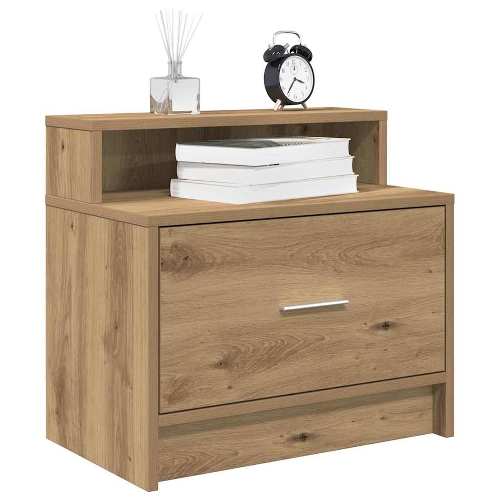 Bedside Cabinet With Drawer 51X31X47 Cm