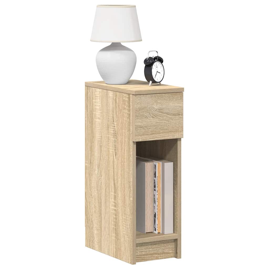 Bedside Cabinet With Drawer 20X36X60 Cm