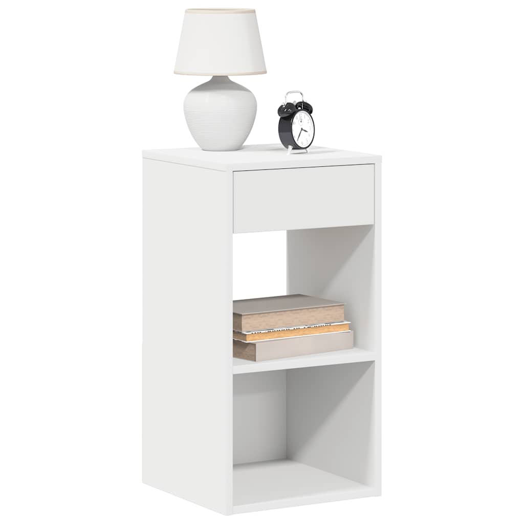 Bedside Cabinet With Drawer 35X34X66.5 Cm