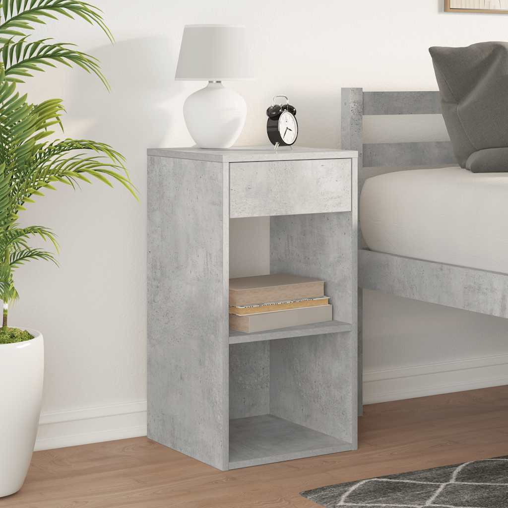 Bedside Cabinet With Drawer 35X34X66.5 Cm